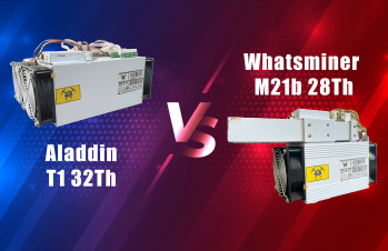 مقایسه ماینر ها: مقایسه دستگاه ماینر علاء الدین Aladdin T1 32Th و واتس ماینر Whatsminer M21 28Th | ایران ماین