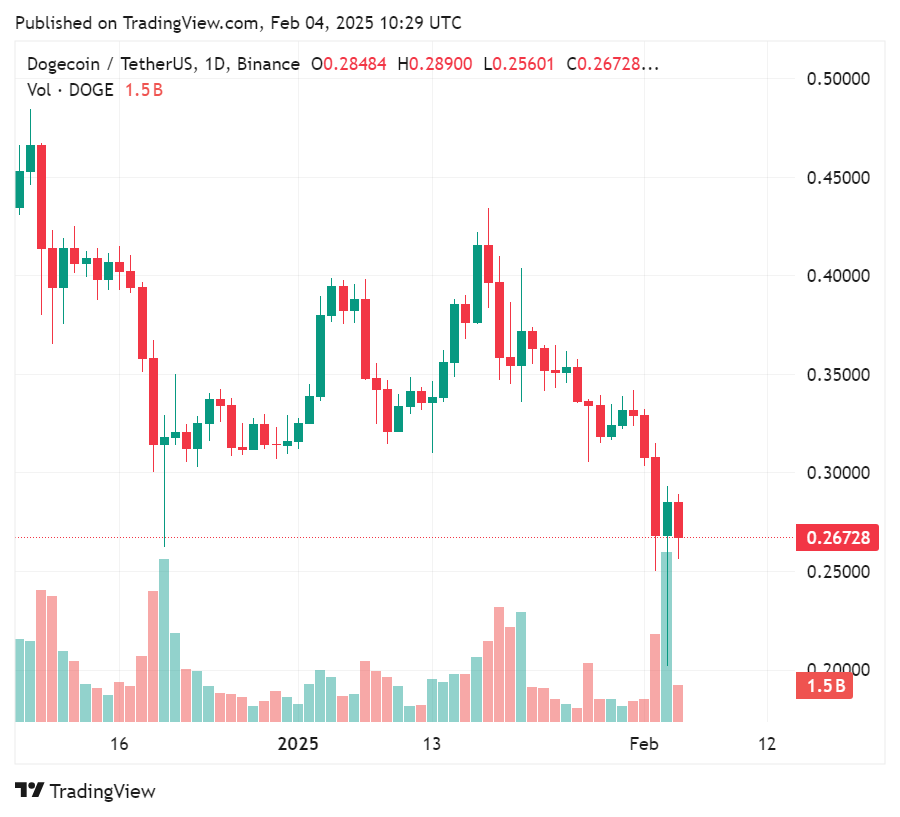 دوجکوین پس از تهدید ایلان ماسک به دشمنان DOGE با اقدام فدرال بیش از 5% افزایش مییابد - 1