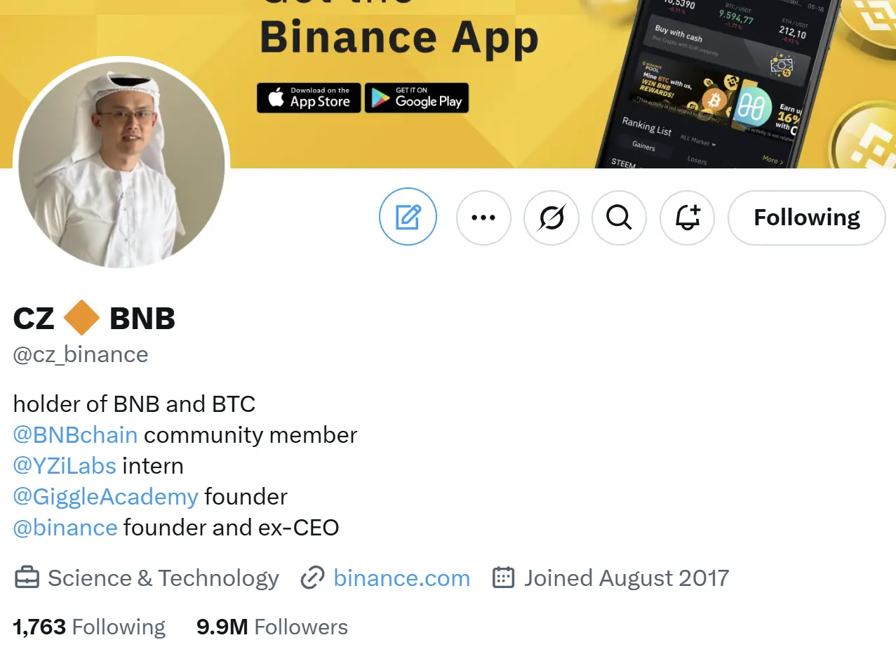 میمکوین جدید در زنجیره BNB MUBARAK که بیش از 100٪ در طول هفته افزایش یافته است، با پشتیبانی CZ - 2