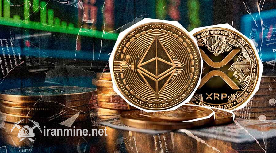 ریپل در کمین اتریوم؛ آیا ETH جایگاه دوم بازار را از دست می‌دهد؟ | ایران ماین