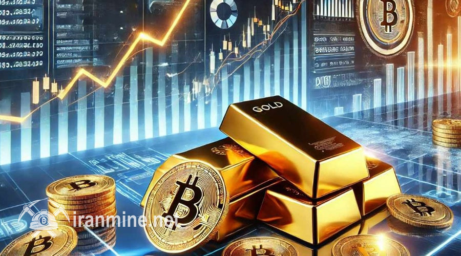 پیش‌بینی‌های جنجالی: طلای ۵ هزار دلاری باعث سقوط BTC به ۱۰ هزار دلار می‌شود؟ | ایران ماین