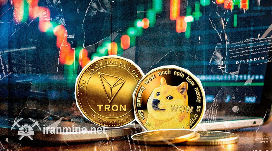 دوج‌کوین ترون را از سر راه برداشت؛ افزایش DOGE به جمع ۸ رمزارز برتر بازار! | ایران ماین