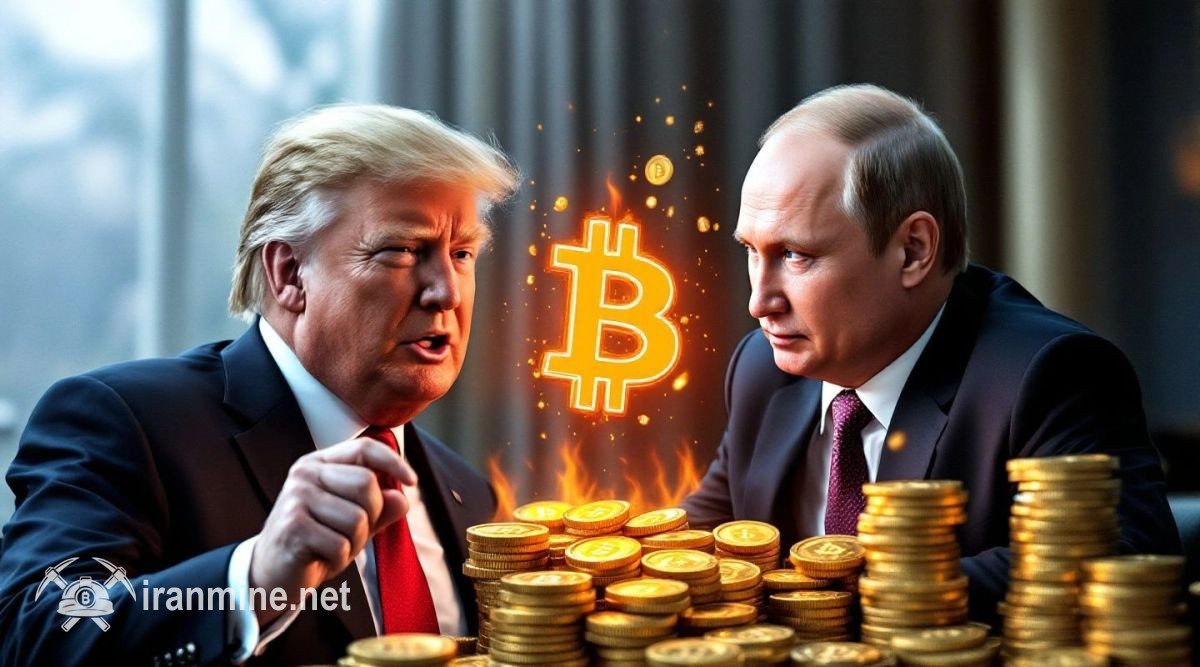 نرخ بیت کوین پس از مذاکرات صلح ترامپ و پوتین بدون تغییر باقی ماند | ایران ماین