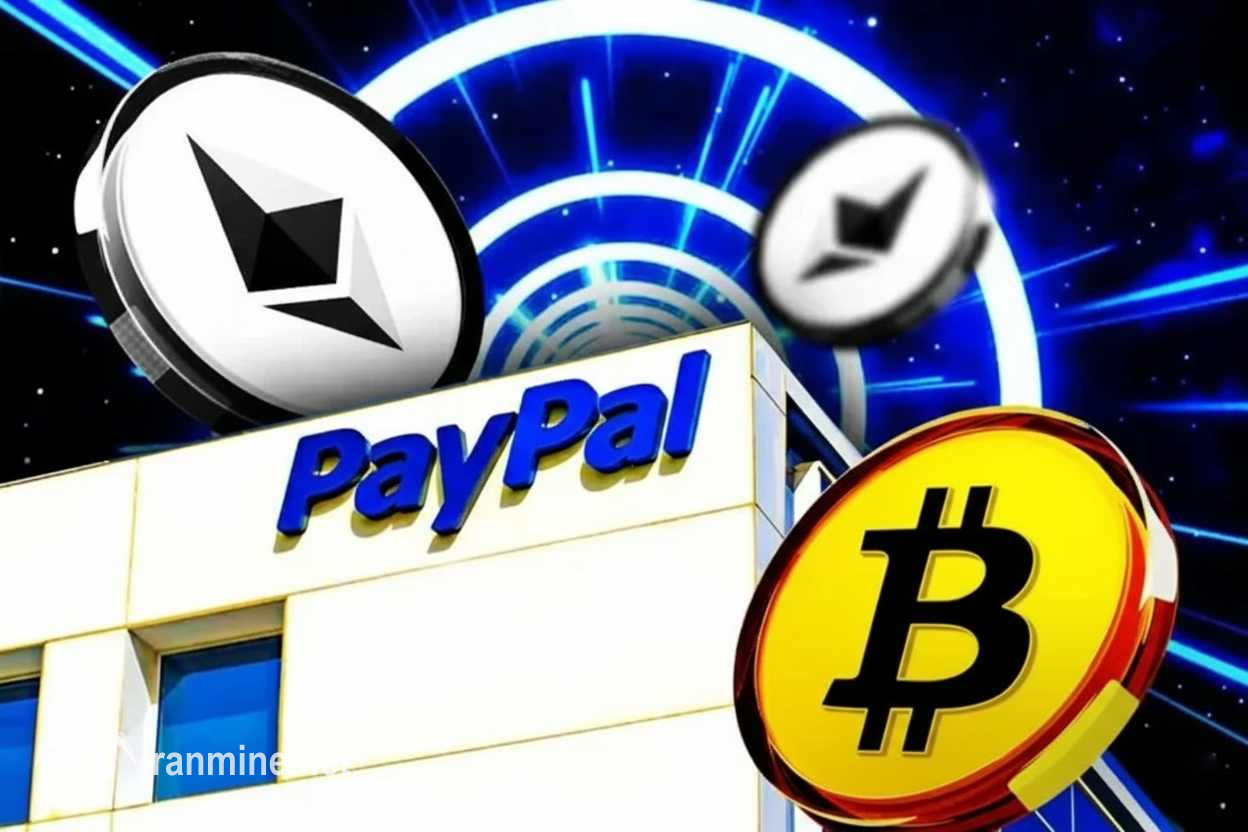 پی‌پال پرداخت‌های همتابه‌همتا را با بیت‌ کوین، اتریوم و استیبل‌ کوین PYUSD فعال کرد | ایران ماین