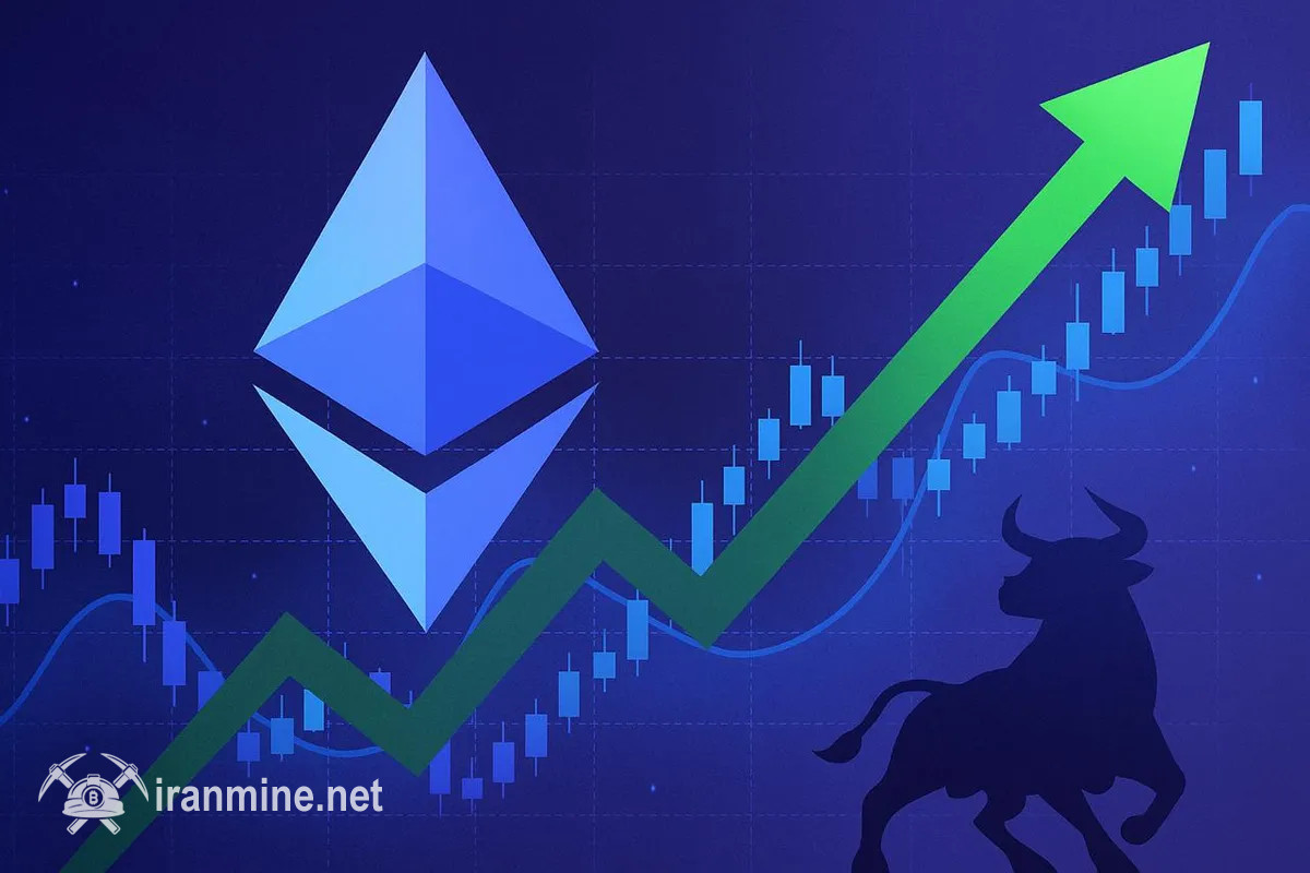 با بالا رفتن نقدینگی جهانی، اتریوم در آستانه جهشی تاریخی است؛ اتریوم ۱۰ هزار دلاری در راه است؟ | ایران ماین