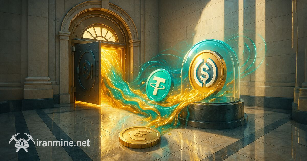 بانک مرکزی اروپا: استیبل کوین‌ها تهدیدی ۳۰۰ میلیارد دلاری برای ثبات مالی اروپا هستند | ایران ماین