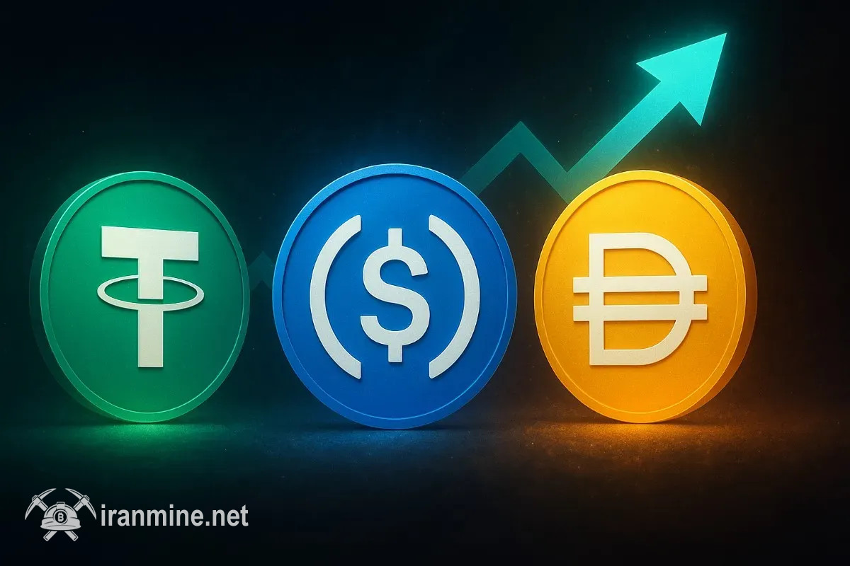 نرخ بازار استیبل کوین‌ها به رکورد ۳۱۰ میلیارد دلار رسید | ایران ماین