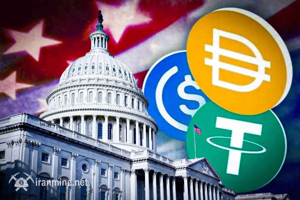 اعتراض ۱۲۵ نهاد رمز ارز به ممنوعیت بهره‌وری استیبل کوین‌ها در آمریکا | ایران ماین