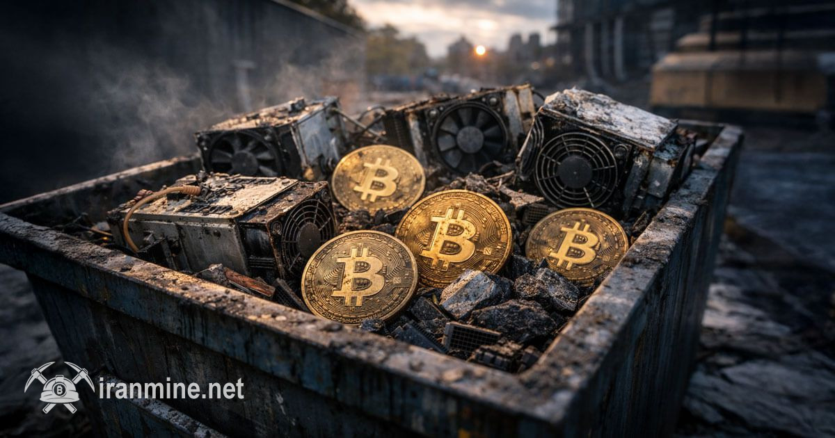 سقوط سنگین سهام کمپانی‌های ماینینگ بیت کوین در پی عرضه گزارش‌های مالی ضعیف | ایران ماین
