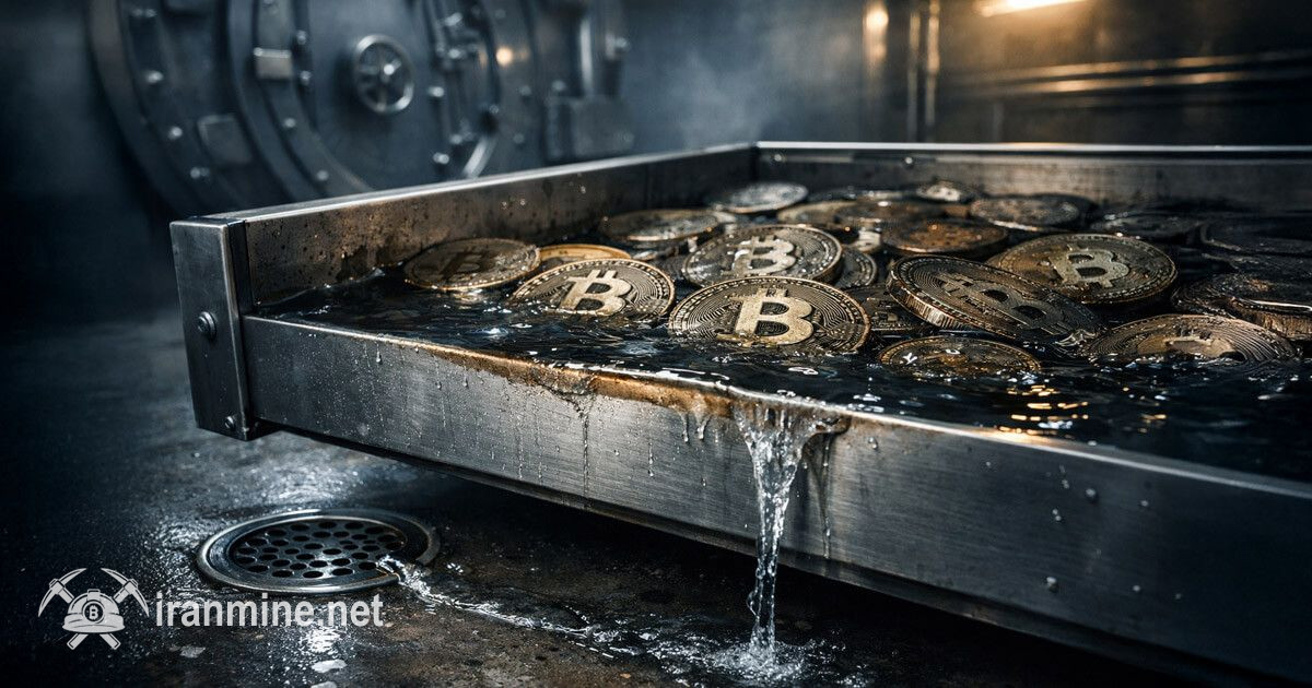خروج ۱۰۴ میلیون دلار سرمایه از ETF های بیت کوین؛ ردپای مشکوک نهادهای چینی در بازار | ایران ماین