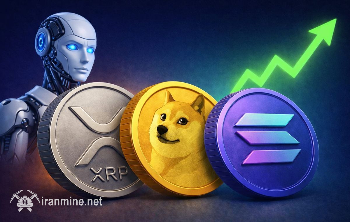 پیش‌بینی ریپل، سولانا و دوج کوین تا پایان سال ۲۰۲۶ از نظر هوش مصنوعی کلاود | ایران ماین