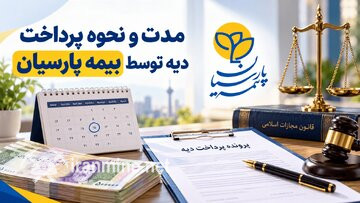 مدت پرداخت دیه توسط بیمه پارسیان؛ مهلت قانونی ۱۵ تا ۲۰ روزه پس از تکمیل پرونده خسارت | ایران ماین