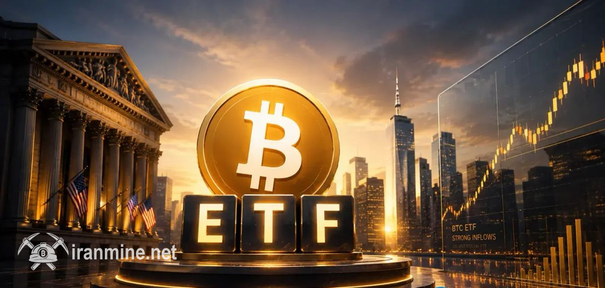 پایان روند منفی ETF های بیت کوین با ثبت ورودی ۳۰۱ میلیون دلاری | ایران ماین
